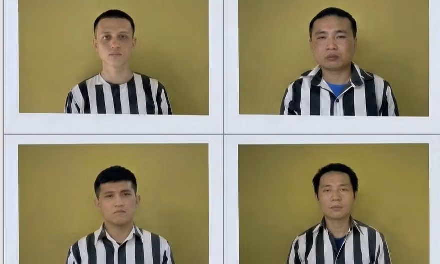 4 phạm nhân trốn khỏi trại giam.