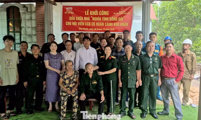 Báo Tiền Phong đồng hành sửa chữa nhà cho cựu chiến binh tại Đồng Nai