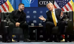 Tổng thống Mỹ Trump sắp gặp Tổng thống Ukraine Zelensky tại Nhà Trắng