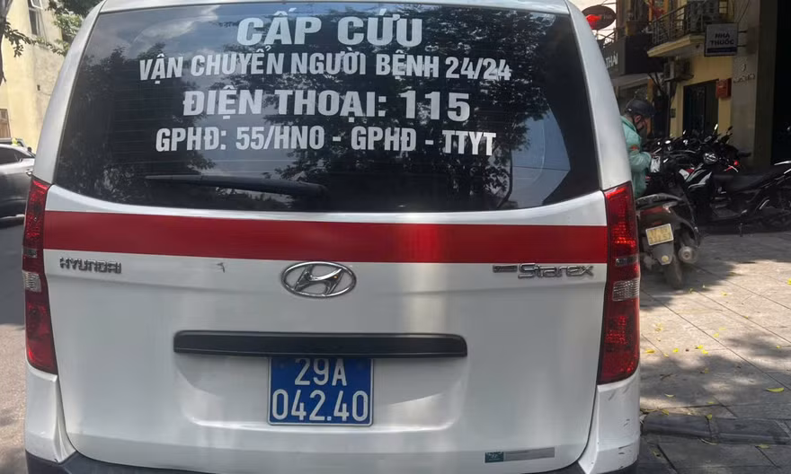 Cách nhận biết xe cấp cứu được cấp phép