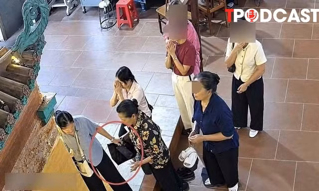 NÓNG 14/9: Công an xác minh vụ nghi dàn cảnh móc túi tại đền Phấn Động ở Bắc Ninh