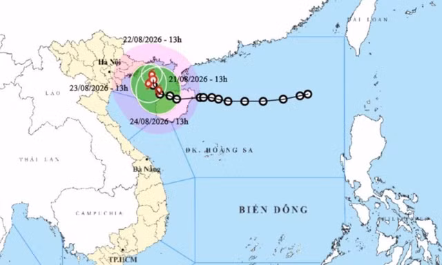 NÓNG 21/8: Khi nào áp thấp nhiệt đới mạnh lên thành bão?