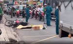 Hiện trường vụ tai nạn tài xế tử vong thương tâm dưới gầm xe tải
