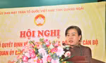Công bố nhân sự lãnh đạo và bộ máy Ủy ban MTTQ Việt Nam tỉnh Quảng Ngãi
