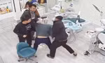 CLIP: Nhân viên nha khoa bị đánh tới tấp khi đang khám cho trẻ nhỏ