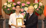 Đoàn viên thanh niên khắc ghi hình ảnh và lời dạy của Tổng Bí thư Nguyễn Phú Trọng