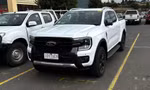 Ford Ranger phiên bản hybrid lần đầu lộ diện