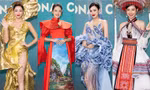 Thùy Tiên, Đỗ Thị Hà, Thanh Thủy diện trang phục độc đáo trong đêm thi National Costume