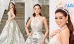 Hoa hậu Khánh Vân gây choáng ngợp với bộ váy hoành tráng, lộng lẫy như nữ thần