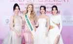 Á hậu Phương Nhi cùng dàn hậu đình đám khoe sắc bên đương kim Hoa hậu Quốc tế