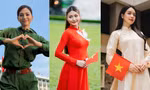 Dàn Hoa - Á hậu Việt mừng Đại lễ: Tiểu Vy mặc trang phục bộ đội, chụp ảnh cùng Quốc Anh