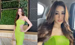 Ngày thứ 2 tại Mỹ, Hoa hậu Khánh Vân diện thiết kế nổi bật, khoe khả năng make-up cực đỉnh