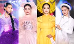 Dàn hậu đình đám đọ sắc trong show diễn đầu năm: Hoa hậu Thanh Thủy đầy quyền lực