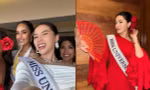Miss Universe 2024: Ý nghĩa bộ áo dài đỏ Kỳ Duyên mặc khi đặt chân tới Mexico