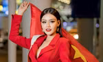 Đặng Thanh Ngân mặc vest đỏ rực, tự tin lên đường dự thi Hoa hậu Siêu quốc gia