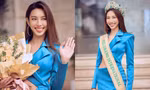 Hoa hậu Thùy Tiên hoàn thành cách ly, xuất hiện rạng rỡ với vương miện Miss Grand