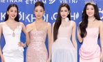 Tiểu Vy, Lương Thùy Linh, Đỗ Thị Hà khoe đẳng cấp giám khảo tại thảm đỏ Miss World Vietnam