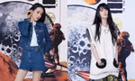 Lưu Diệc Phi và Địch Lệ Nhiệt Ba cùng lên đồ quảng bá show thời trang, nhưng đều bị chê