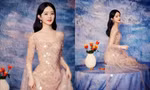 Triệu Lệ Dĩnh đẹp như "tiên nữ giáng trần" với loạt ảnh mặc váy lấp lánh đêm Trung Thu 