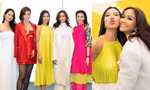 Hoa hậu H’Hen Niê và Á hậu Kim Duyên rực rỡ trong tà áo dài tại kinh đô xa hoa Dubai