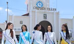 Dàn thí sinh Miss Cosmo 2024 diện áo dài, khoe sắc trước cửa chợ Bến Thành