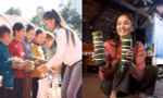 Hoa hậu H’Hen Niê cùng gia đình gói 400 đòn bánh tét tặng bà con quê nhà