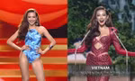 Bán kết Miss Grand International 2021: Thùy Tiên catwalk tự tin, hô tên vô cùng ấn tượng