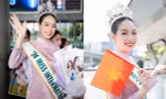 Cận cảnh nhan sắc Miss International 2024 Thanh Thủy trong ngày đầu tiên về Việt Nam