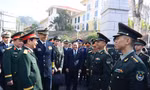 Thăm Đại đội Biên phòng cửa khẩu Hữu Nghị Quan (Trung Quốc). 