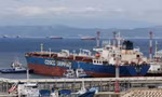 Các tàu trong vịnh Nakhodka của Nga ngày 13/6. (Ảnh: Reuters)