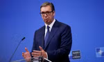 Tổng thống Serbia Aleksandar Vucic. (Ảnh: Reuters)