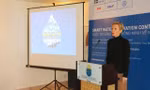 Bà Camilla Mellander, Đại sứ Thụy Điển tại Việt Nam, phát biểu tại buổi lễ công bố Cuộc thi quốc gia sáng kiến thông minh về Nước. Ảnh : ĐSQ Thụy Điển.