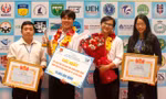 Hai sinh viên Sư phạm làm bản đồ nổi hỗ trợ cho học sinh khiếm thị