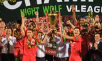 CAHN lần đầu đăng quang V-League. Ảnh: Mạnh Thắng 
