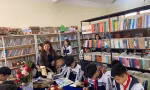 Teen THCS Diễn Kim (Nghệ An) đón thư viện mới mang tên Búp Sen Xanh