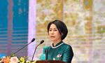 TS Trần Thị Nhị Hà, Giám đốc Sở Y tế Hà Nội phát biểu tại Hội nghị
