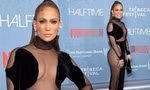 Jennifer Lopez sexy táo bạo với đầm xuyên thấu