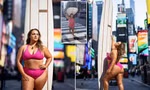 Người đẹp ngoại cỡ khoe đường cong với bikini trên Quảng trường Thời đại