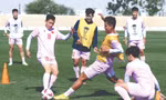 ĐT Việt Nam nỗ lực tập luyện cho trận đấu cuối gặp Iraq Ảnh: Nhật Đoàn 