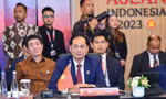 Bộ trưởng Ngoại giao Bùi Thanh Sơn dự AMM 56 tại Indonesia. (Ảnh: Mofa)