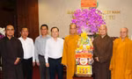 Lãnh đạo TPHCM chúc mừng Phật đản đến chức sắc, tăng ni 