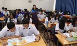 Học sinh lớp 12 tại TPHCM đang trong quá trình ôn tập chuẩn bị cho kỳ thi tốt nghiệp THPT 2023 ảnh: Nguyễn Dũng 