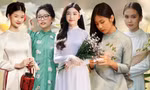 Con gái Quyền Linh chuẩn Hoa hậu tương lai, Bảo An được khen hết lời khi diện áo dài