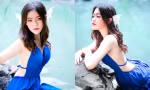 Nữ sinh 2K1 hóa nàng tiên cá thơ mộng tại thác Dray Nur
