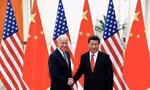 Ông Joe Biden và ông Tập Cận Bình trong cuộc gặp hồi năm 2013. (Ảnh: Reuters)