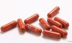Hình ảnh viên thuốc molnupiravir của Merck. (Ảnh: Reuters)