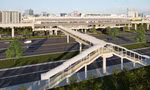 Cầu bộ hành kết nối metro số 1 TPHCM được bổ sung thang máy 