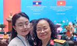 Ấn tượng nữ sinh Ngoại giao tại cuộc gặp cựu quân nhân tình nguyện, thanh niên Việt - Lào