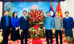 Bí thư T.Ư Đoàn chúc Tết cổ truyền Bun Pi May Lào 2022