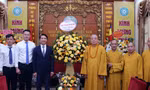 Bí thư thường trực T.Ư Đoàn Nguyễn Ngọc Lương chúc mừng Đại lễ Phật đản